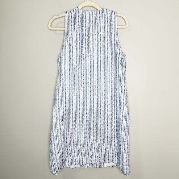 Tuckernuck Pomander Place Ethereal Tweed Bianca Mini Dress Blue Small - Picture 3 of 10